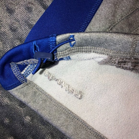 Gray/Blue Nike Therma-Fit Pullover Hoodie - Size XS - Picture 6 of 6